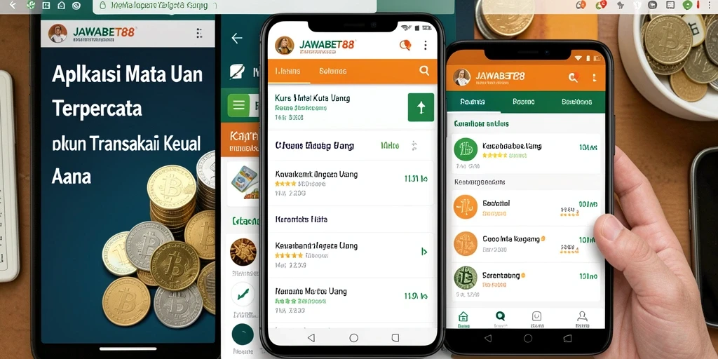 Tampilan antarmuka JAWABET88 yang user-friendly dan fungsional.