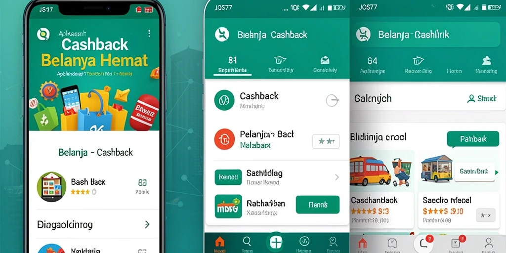 Antarmuka utama JOS77 menampilkan berbagai penawaran cashback menarik.