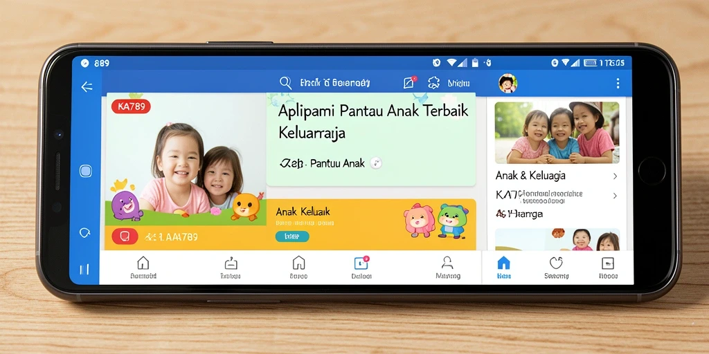 Antarmuka KA789 menampilkan fungsi pemantauan yang mudah digunakan untuk orang tua.